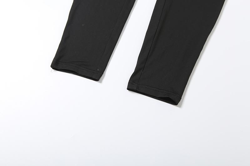 DOUCIU Basic Sporty Casual Tight-Fitting Sexy Hot Trendy Street Cool Women'S Thin Solid Color Fur Collar Spliced Off-Shoulder Long Sleeve Street Fashion Jumpsuit