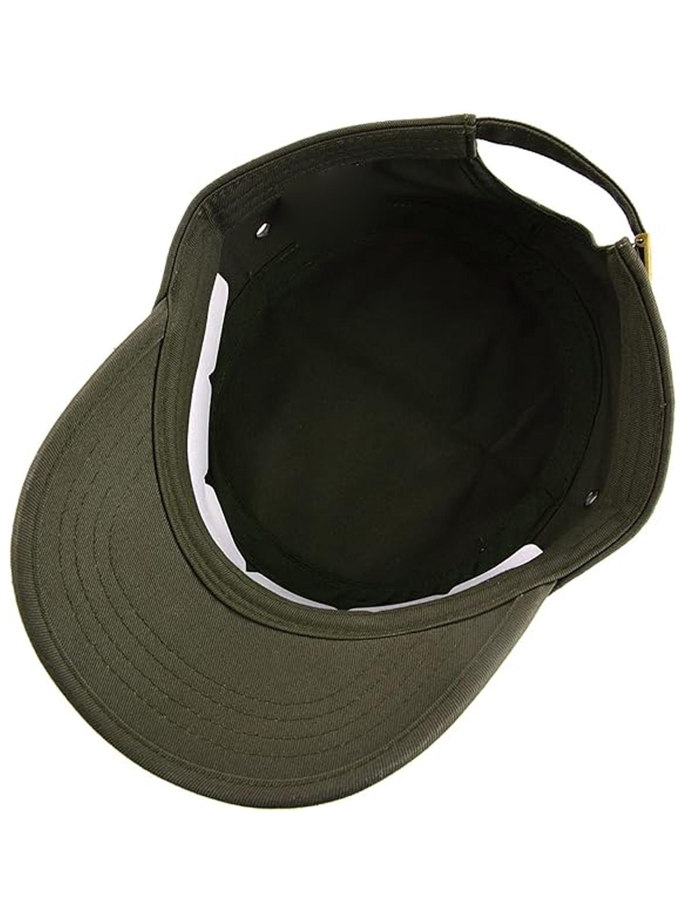 3Pack Cadet Caps Army Military Hats Washed Cotton Flat Top Hats Military Style Patrol Hat Adjustable Veteran Cap for Men