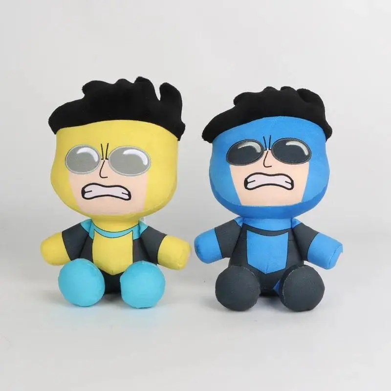 100% Brand New 9.8in Invincible Season 3 Mark Chibi Superhero Plush Toy, Soft Anime & Manga Stuffed Doll, Classic Collectible Gift for Fans, Fabric