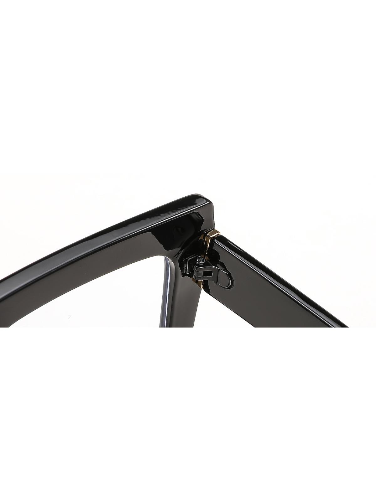 FEISEDY Fashion Oversized Square Glasses Frame Blue Light Blocking Eyewear for Women B2381