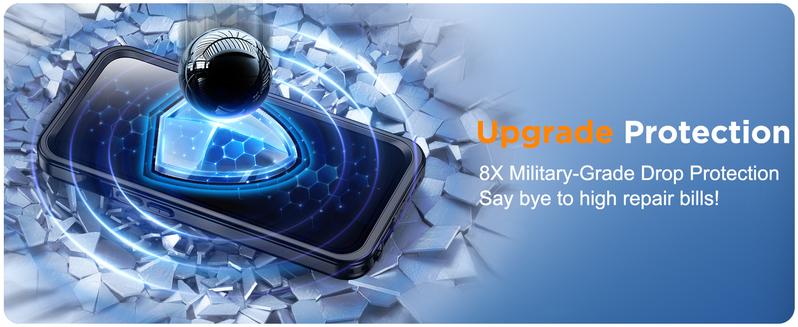 Temdan for iPhone 15 Pro/15 Pro Max Case waterproof Screen CameraLens Protector IP68 Protection Phonecase Cover Protective Smartphone Cellphone Shockproof