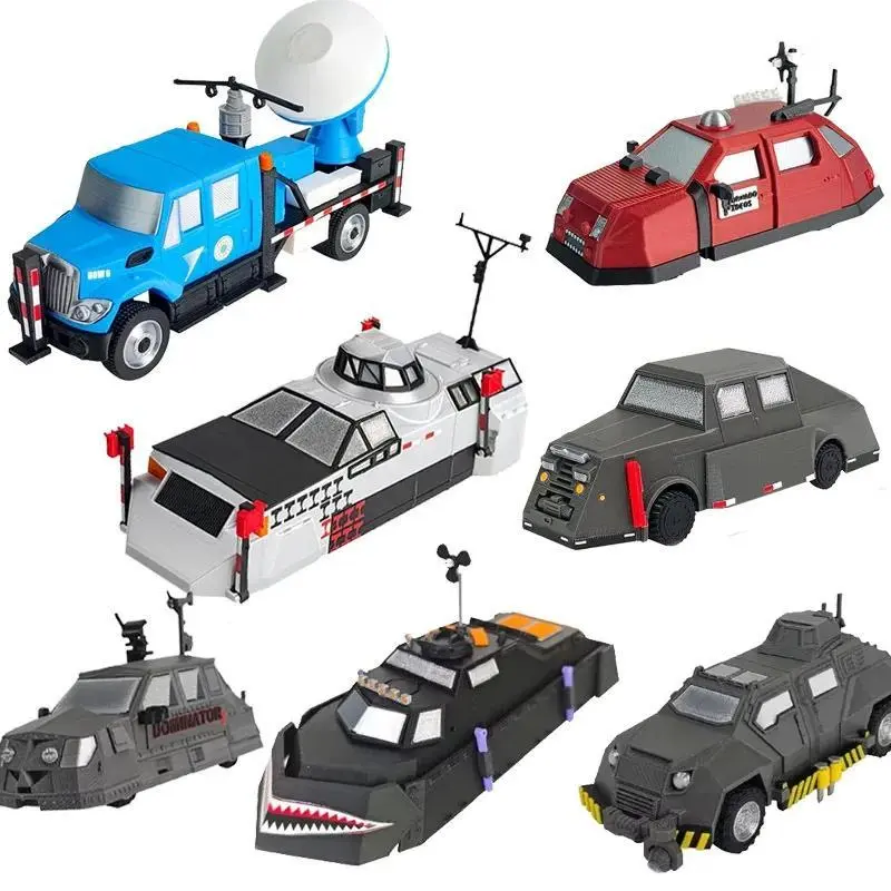 3D Printed Tiv1 Tiv2 Puncher Titus Figure Tornado Intercept Vehicle 2 TA1 Action Figure Desktop Display Model Collection Toy