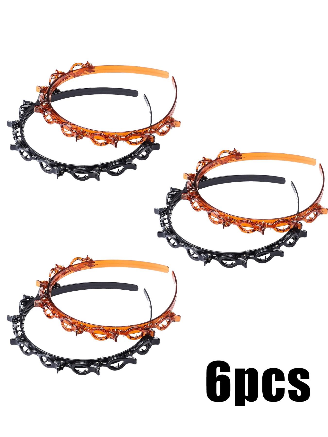 Cute Hair Clip Decor Hairband , Novelty Multifunction Hair Hoop with Clips, Fashionable Hair Accessories for Women, Minimalist Headwear, Trendy Hair Hoop