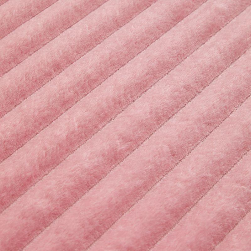 3.3 Inch Elastic Bed Sheet Set, Deep Pocket Design Fitted Sheets, Polyester Fiber, No Print Style, Thick Velvet Fabric, 11.81 Inches Tall