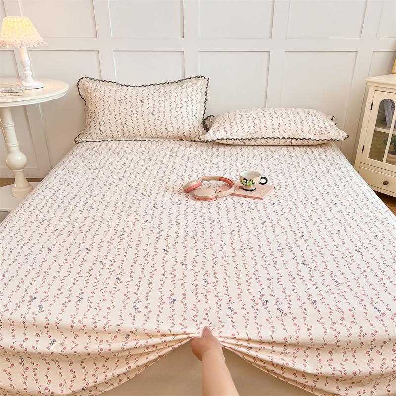 High-Quality Floral Sheet, Soft and Breathable, Lightweight, Suitable for All Seasons, Ideal for Bedroom and Guest Room