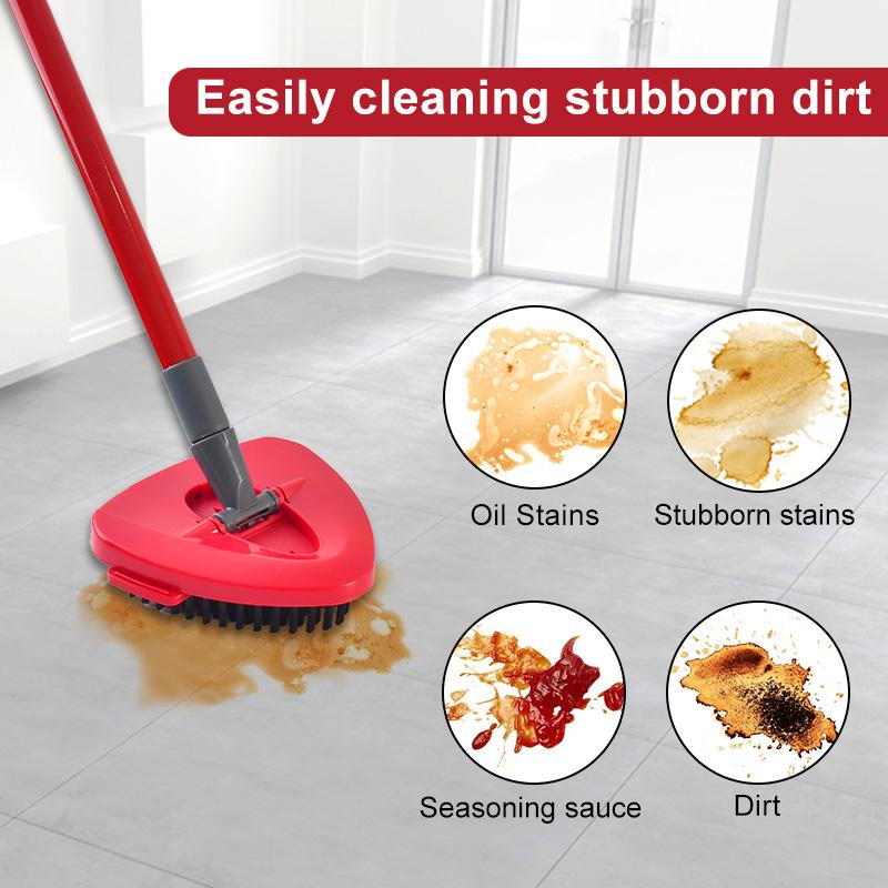 1/2Pcs Upgrade Mop Replacement Brushes, Compatible with Vileda O-Cedar Easywring 1Tank System, Dense Bristle Brush Design,Deep Cleaning Kitchen Bathroom Accessories Christmas Halloween