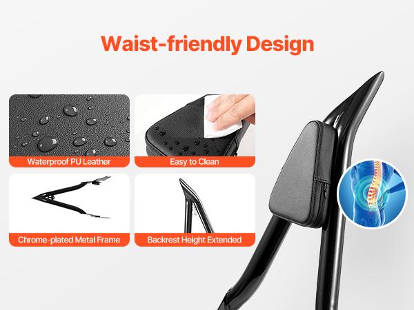 Motorcycle Backrest Sissy Bar, Compatible with Harley-Davidson Touring Models, 27-Inch Height Quick Release Detachable Passenger Backrest, Durable Metal Frame with Leather Rear Pad, Black Motorcycle Backrest Sissy Bar, Compatible with Harley-Davidson Touring Models, 27-Inch Height Quick Release Detachable Passenger Backrest, Durable Metal Frame with Leather Rear Pad, Black