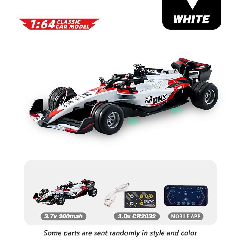 Minigear 1:64 RC Drift Car - 2.4G Type-C charging,RC Remote Control Car Multi-Speed Set,1:64 DIE-CAST Collectible Desktop Ornament,Great Christmas Birthday Gift for Boy & Man,Pocket Remote Control Car