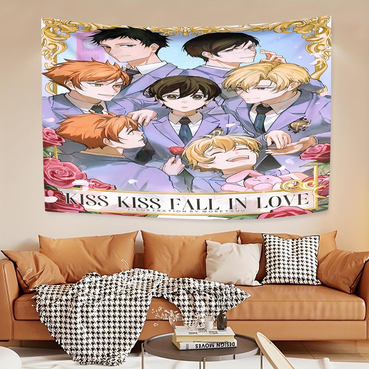 Ouran High School Host Club  Tapestry, Exquisite Patterns, Soft Fabrics, Perfect for Sofa or Bed Decoration, Comfortable Home Decoration, Bohemian Home Decoration