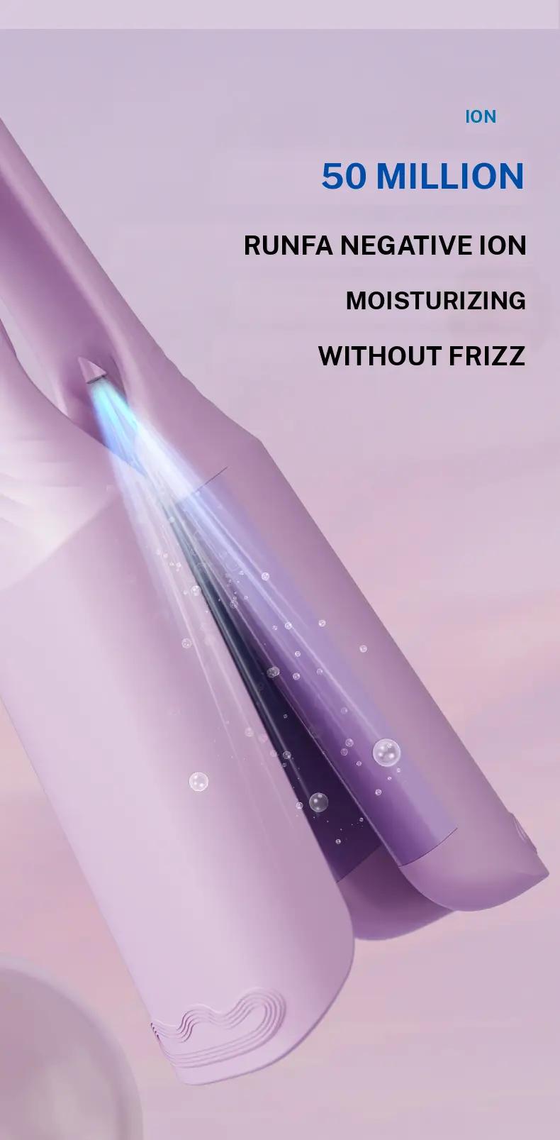 French Style 2025 New Upgrade 32MM French Wave Curling Iron 30W 3 Barrels Adjustable Temperatures Fast Heating 30 Seconds Auto Off Safety Lock Silicone Cover 1.6m Extension Cord for All Hair Types Beauty & Hair Styling Fashionable New Looks use dollar