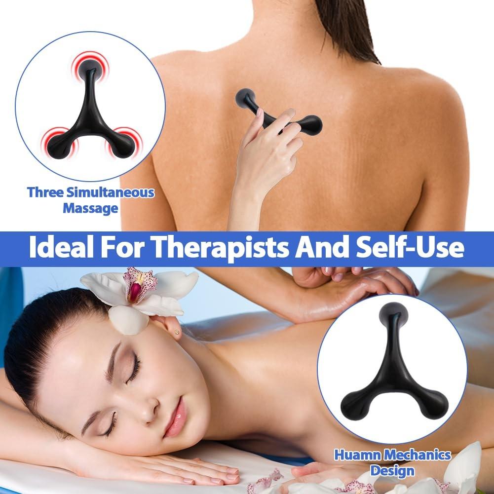 3pcs Thumb Saver Massage Tools, Deep Tissue Massager & Trigger Point Tool, Manual Reflexology Equipment for Neck/shoulder/back/foot Therapy, Body Care