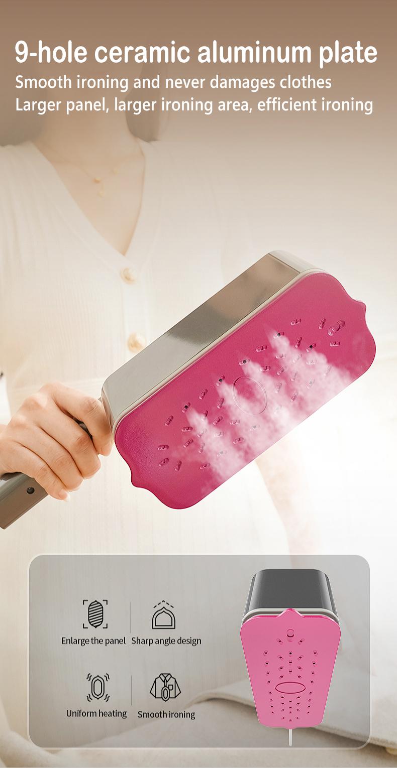 folding ironing machine, Oversized ironing panel,110-220V Wide Voltage, volume 60g/min,  pressure40kPa,steam level Handheld Clothing Steamer Appliance