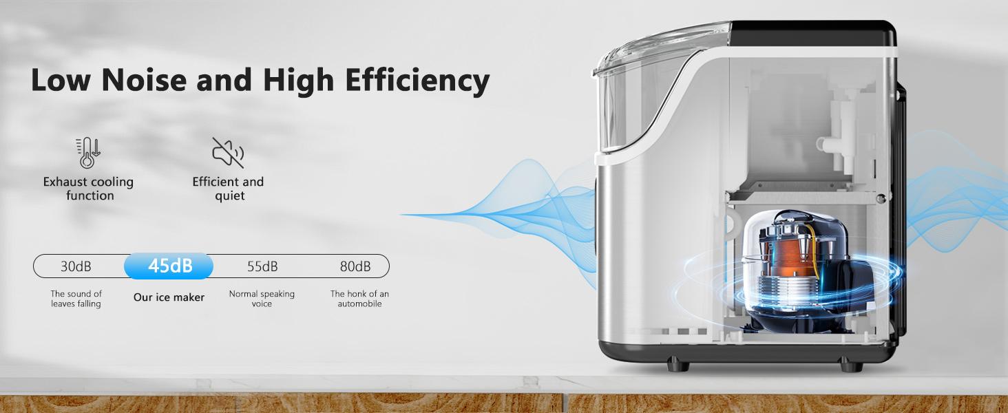 Nugget Countertop Ice Maker Machine,34Lbs/24Hrs, Soft Chewable Pellet Ice, Pebble Portable Ice, Auto-Cleaning, One Button Operation Kitchenware Modern Nugget Countertop Ice Maker Machine,34Lbs/24Hrs, Soft Chewable Pellet Ice, Pebble Portable Ice, Auto-Cleaning, One Button Operation Kitchenware Modern