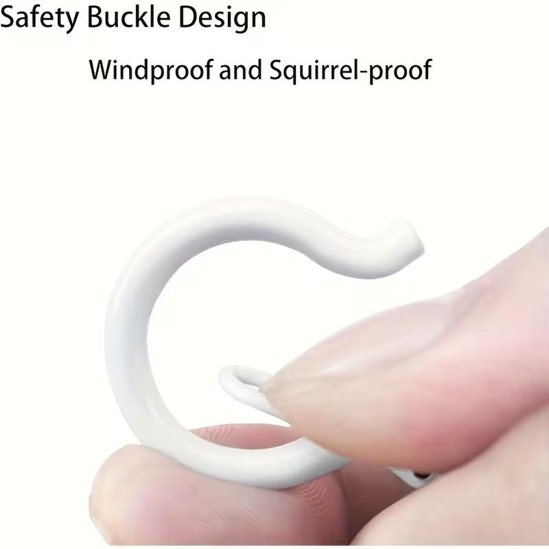 25/38pcs Outdoor Windproof Screw Hooks, Ideal for Hanging Christmas Lights, Potted Plants, Ceiling Hooks, Holiday Decoration, Q Hooks, Key Hooks, Utility Hooks