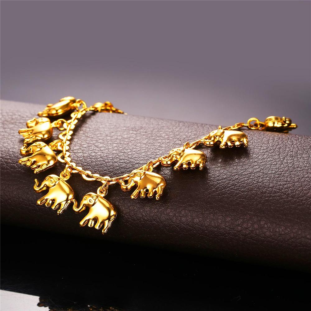 FaithHeart Cute Elephant Charm Barefoot Anklet Animal Jewelry FaithHeart Cute Elephant Charm Barefoot Anklet Animal Jewelry