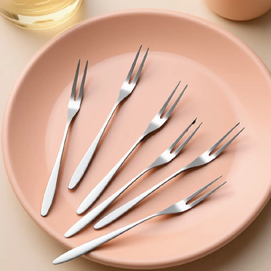 304 Stainless Steel Fruit Fork, Creative Dining Utensil, Home Use Dessert Fork, Durable and Elegant Design, Perfect for Everyday Meals