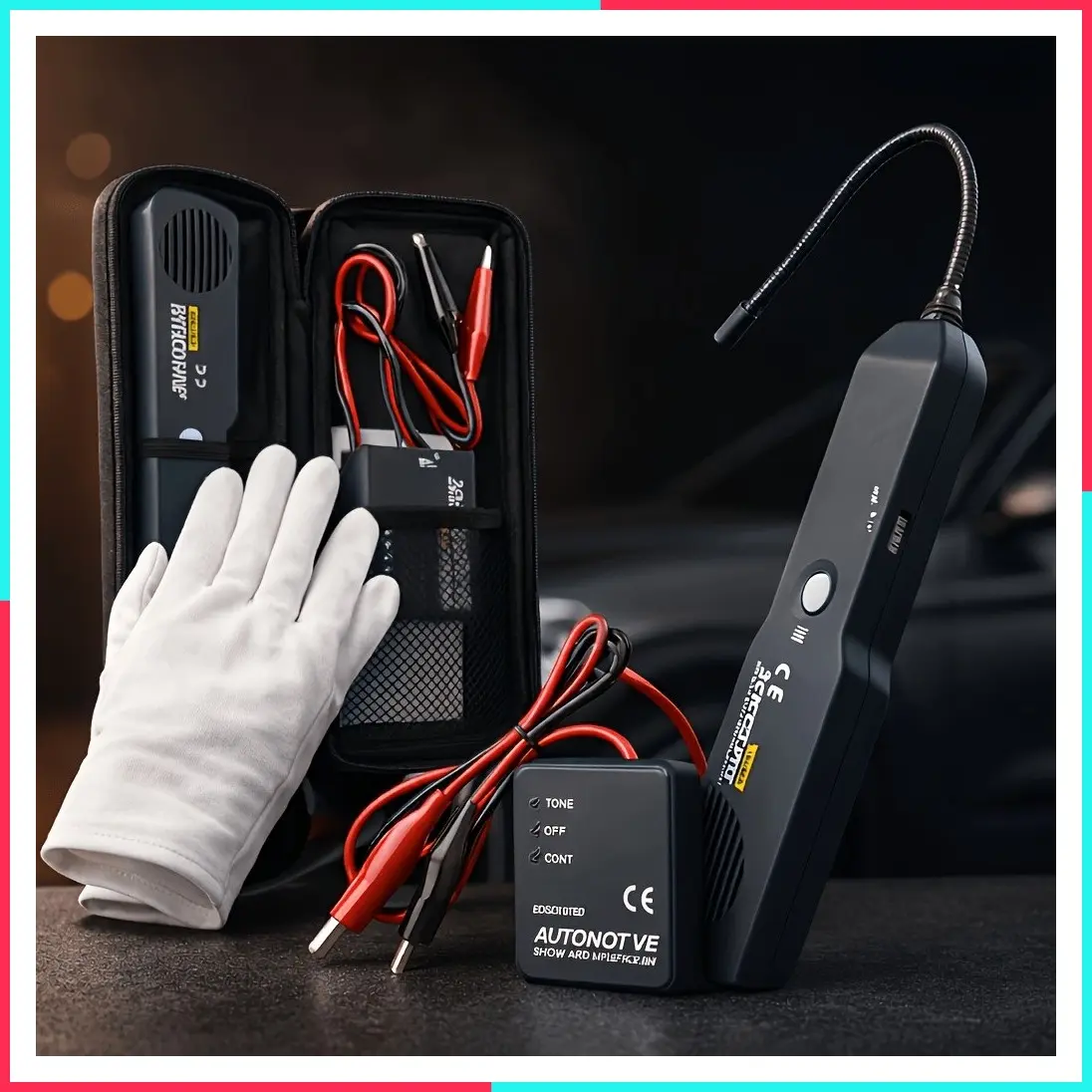 Automotive Circuit Tracker Professional Short & Open Finder for Car Wiring, Fast Cable Tracing & Break-Point Diagnosis, Black Friday Gift Choice