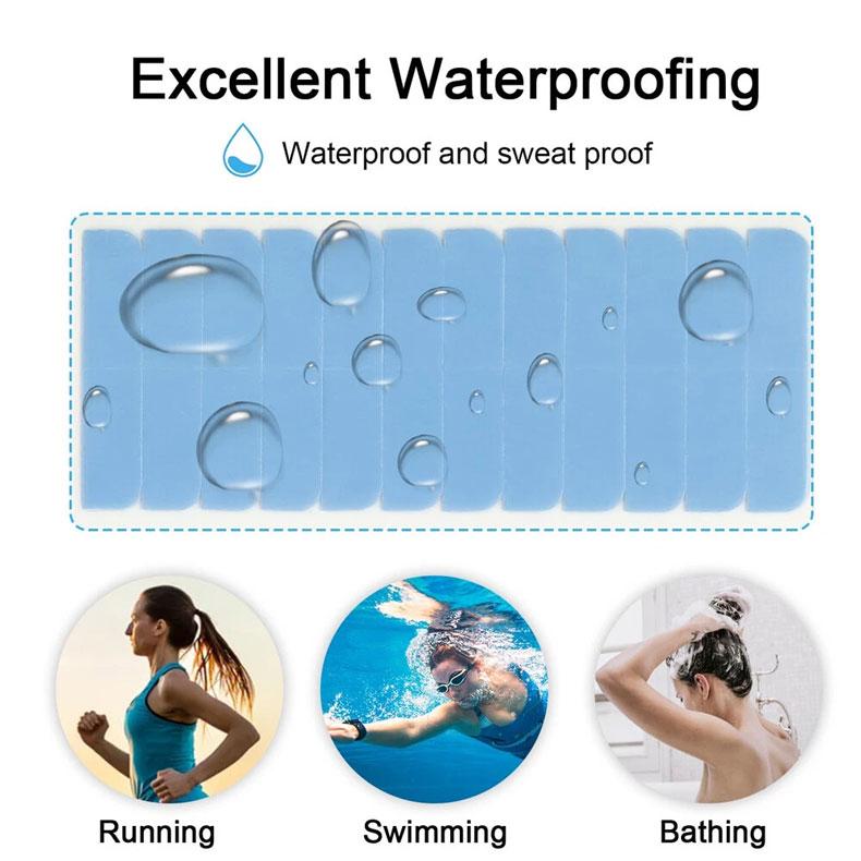 24 Pieces/Sheet Lace Wig Tape Strips Human Hair Lace Double Sided Bonding Clear Adhesive Tape for Lace Wig Toupee Hairpiece