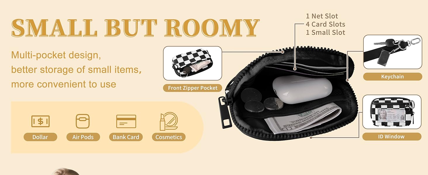 Women's Wallet Card Holder Wristlet Transparent Window Design, Stylish Ladies' Accessory for Daily Use, Perfect Gift Idea