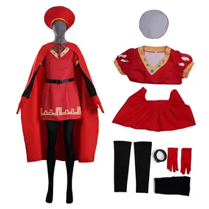 Adult Lord Farquaad  Top Cloak Hat Belt Gloves Stockings Women Cosplay Costume Fantasia Outfits Halloween Carnival Party Suit