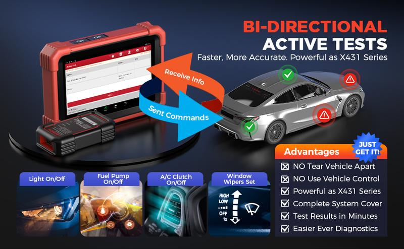 LAUNCH X431 CRP919XBT Elite OBD2 Scanner Car Wireless with ECU Coding, 35+ Resets, CANFD&DOI, DBScarVII, FCA AutoAuth, and IMMO Features