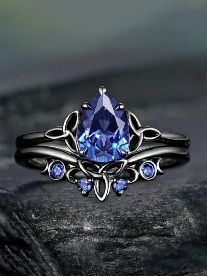 1 PC Charm Cubic Zirconia Ring For Women For Valentine's Day Gift Wedding Anniversary Party Jewelry