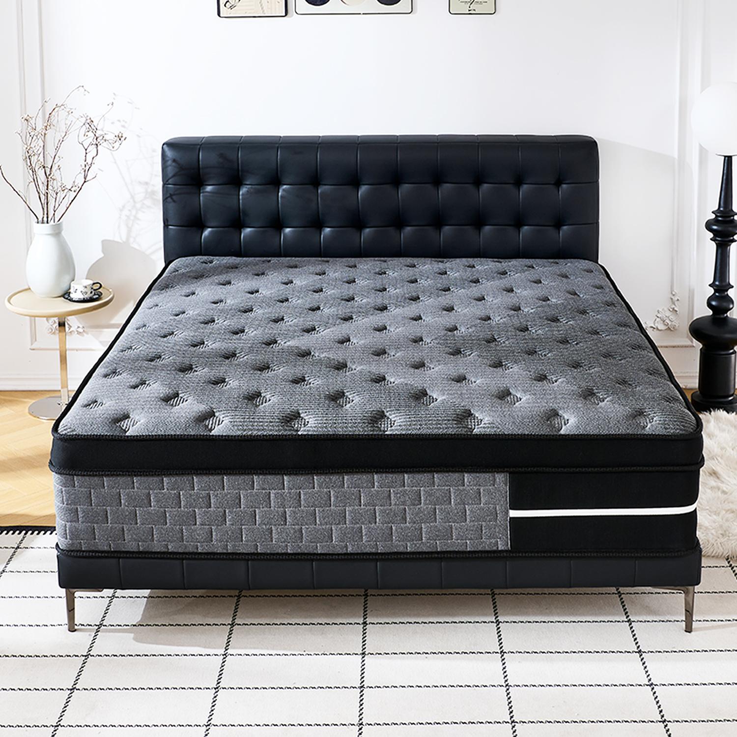 LODEIJA 8/10/12/14 Inch Twin Full Queen King Mattress Memory Foam And Spring Comfy ， Pressure Relief，Comfortable Sleep