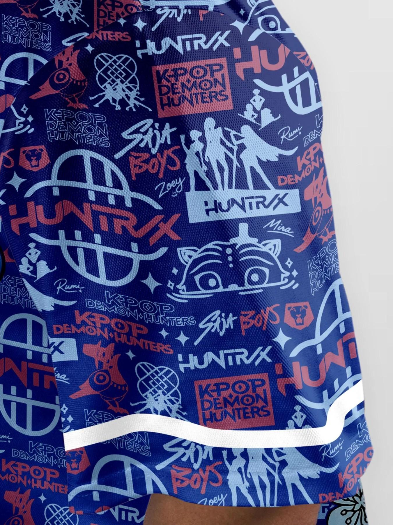 Men's Tiger Baseball Shirt, Sporty Long Sleeve Anime Top, Streetwear Gift Tee, Breathable Polyester Fabric, Comfortable and Durable