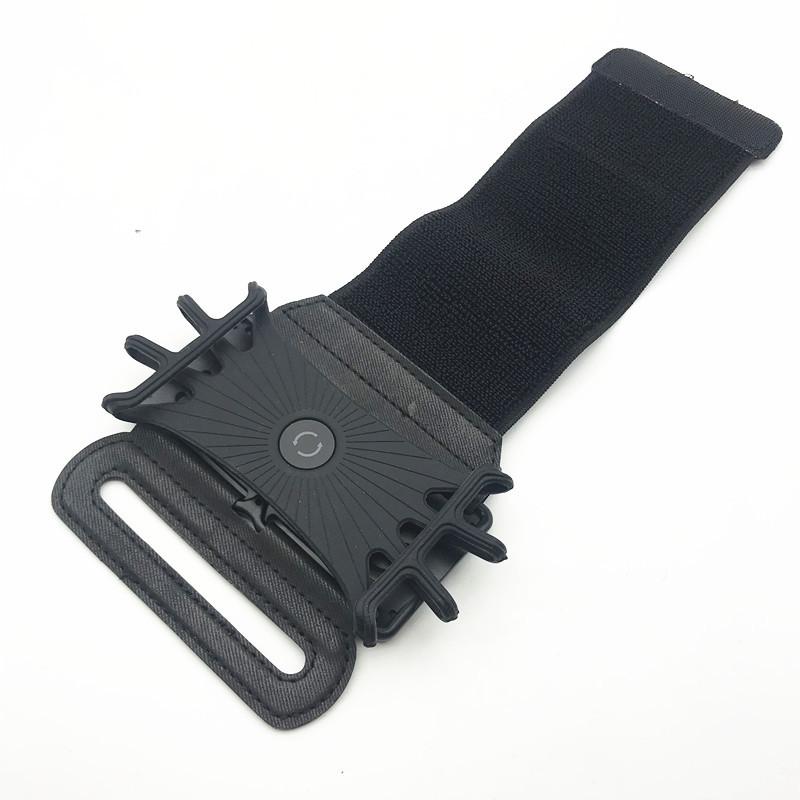 360° Rotating Sports Armband Phone Holder, Hands Free Wrist Mount for Running, Fitness & Delivery Work