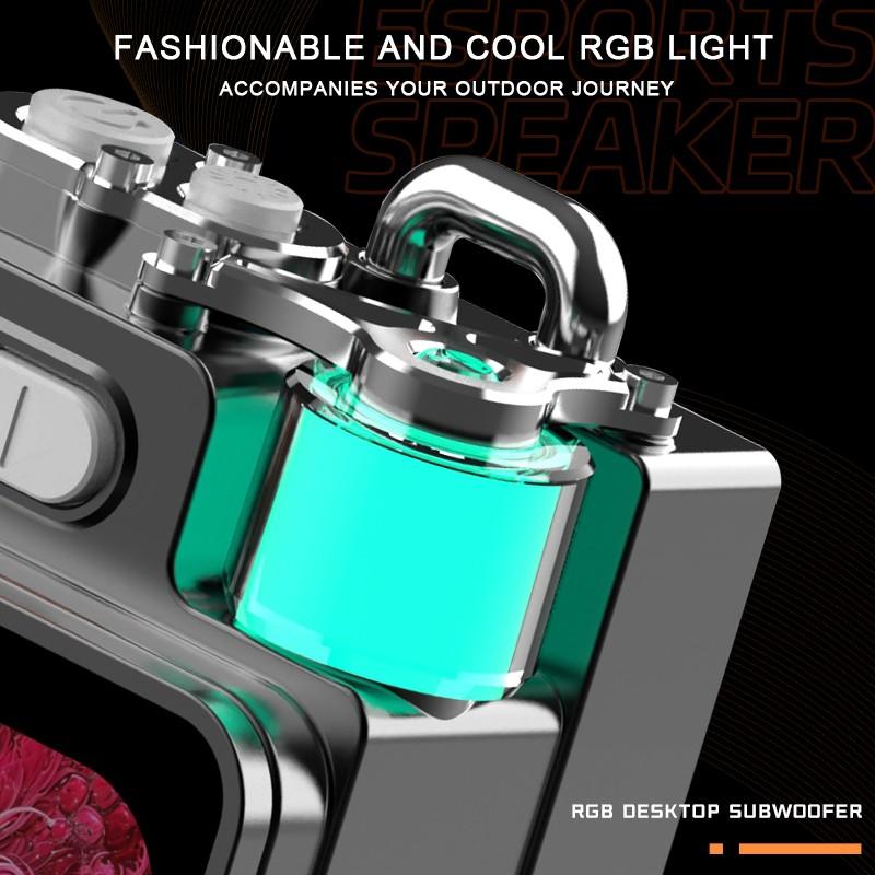 Mini Bluetooth-compatible Speaker, Multi-Functional Touch Control LCD Color Screen, Elegant Design Perfect Gift, TF Card Slot Available