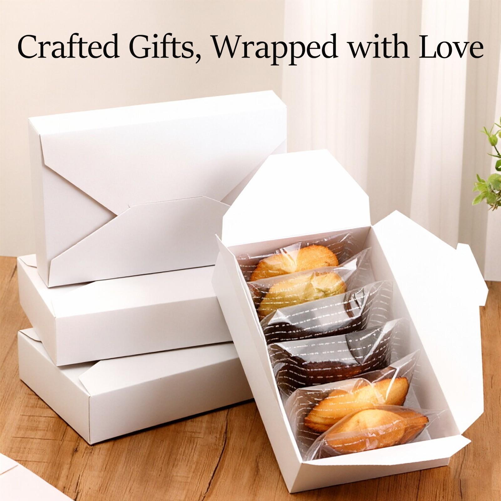 Gift Boxes 7.6'x4.92'x1.6' Bridesmaid Proposal Box for Wedding, Packaging, Present, Birthday, Cupcake Boxes