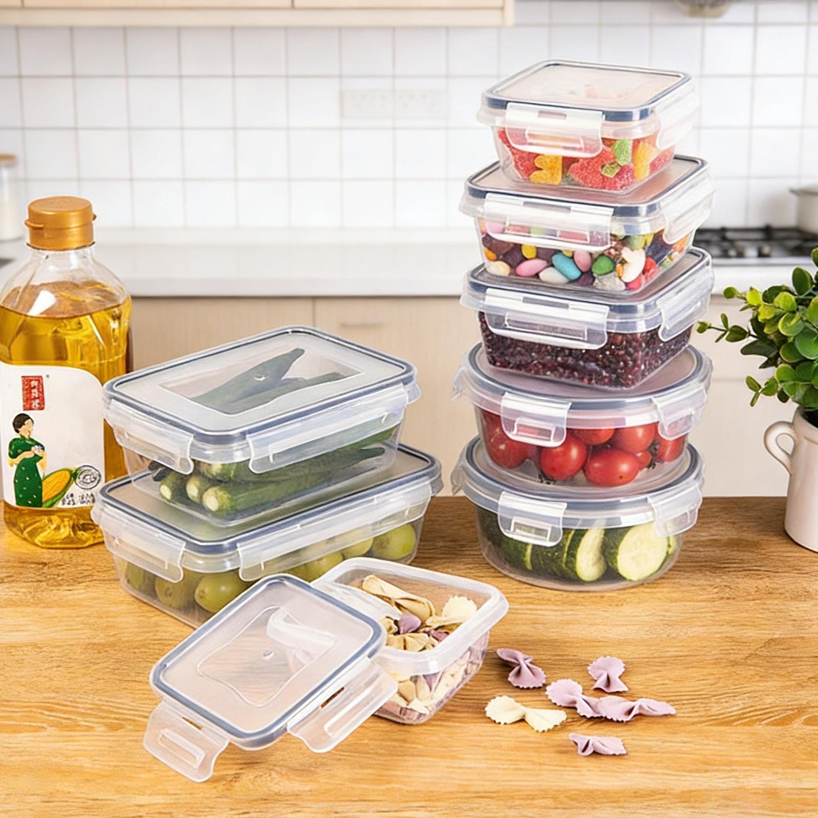 24 PCS Food Storage Containers with Lids, Plastic Meal Prep Containers, Airtight Leakproof Snap Lock, Stackable Kitchen Storage Set for Fridge, Freezer & Microwave#fathersdaygift 24 PCS Food Storage Containers with Lids, Plastic Meal Prep Containers, Airtight Leakproof Snap Lock, Stackable Kitchen Storage Set for Fridge, Freezer & Microwave#fathersdaygift