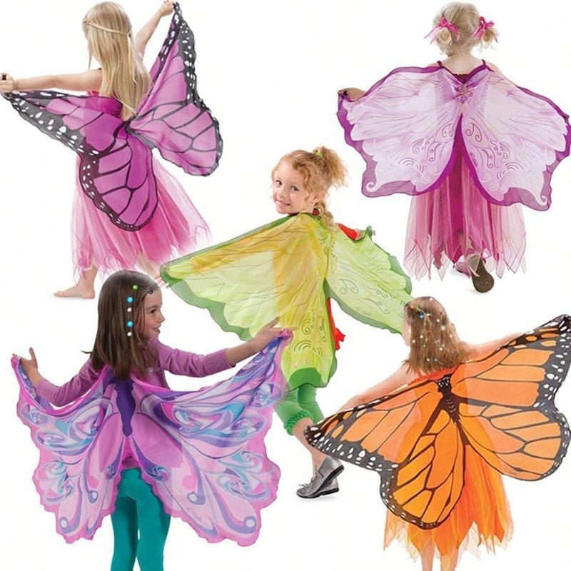Angel Butterfly Wings Cape, Festival Party Stage Performance Costume, Children Role Play Dress Up Clothing, Fairytale Outfits, Kids Halloween