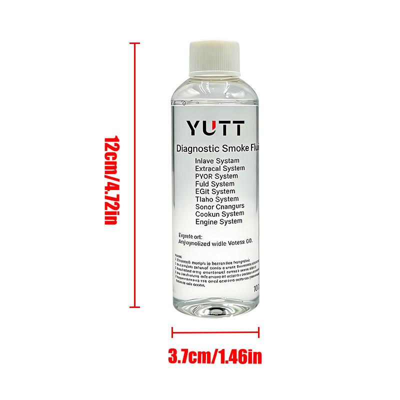 Yutt Car Smoke Detector Oil, 1 Bottle 100ML, Specialized for Car Smoke Detectors, Leak Detection, Suitable for All Smoke Machines