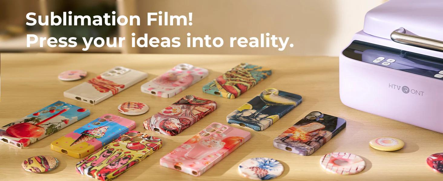 A4 Sublimation Film Bundle - 5 Pcs/10 Pcs/20 Pcs, For H17 Phone Case Heat Press