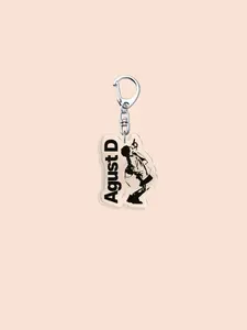 Cute Suga Acrylic Kpop Keychain, Golden Album Agust Days, Swan Album 7, D-Day Bag Charm, Car Accessory, Backpack Fan Essential