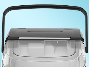 Antarctic Star Nugget Countertop Ice Maker with Soft Chewable Pellet Ice, Pebble Portable Ice Machine, 34lbs Per Day, Self-Cleaning, Sonic Ice, One-Click Operation, for Kitchen,Office Stainless，Steel&Black，Modern Utensils