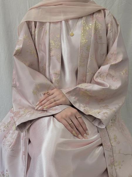 Women's Modest Long Robe Dress, Elegant Floral Pattern, Comfortable & Stylish Design, Perfect for Daily Wear & Special Occasions, Modest Style Dress