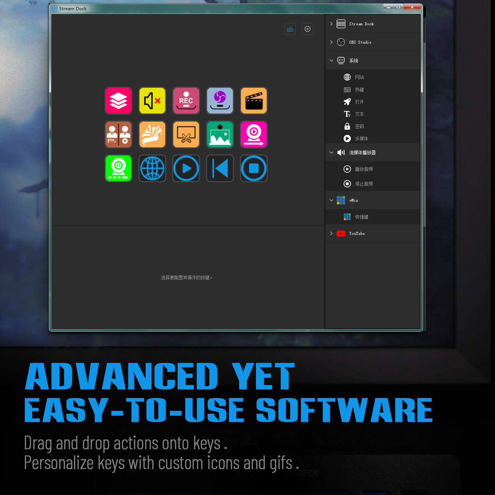 Mirabox 293s Streamdeck Visual Display 15 Keys Mini Keyboard Lcd Button Living Controller Button For Win/Macos Custom Desktop Decoration