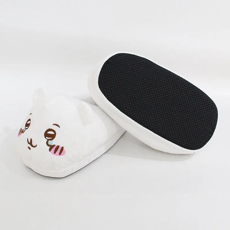 Jhikwas Jiikawa Plush Slippers Self-deprecating Bear Usachi Xiaobachiika Cute Slippers Indoor Super Soft Cotton Shoes Girl Gift