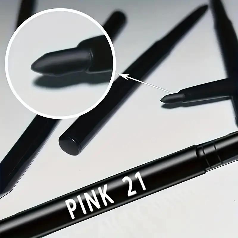 5 black gel eyeliner pencils, long-lasting and natural, soft and smooth, easy to apply, matte and quick-drying, smudge-resistant gel eyeliner cosmetics