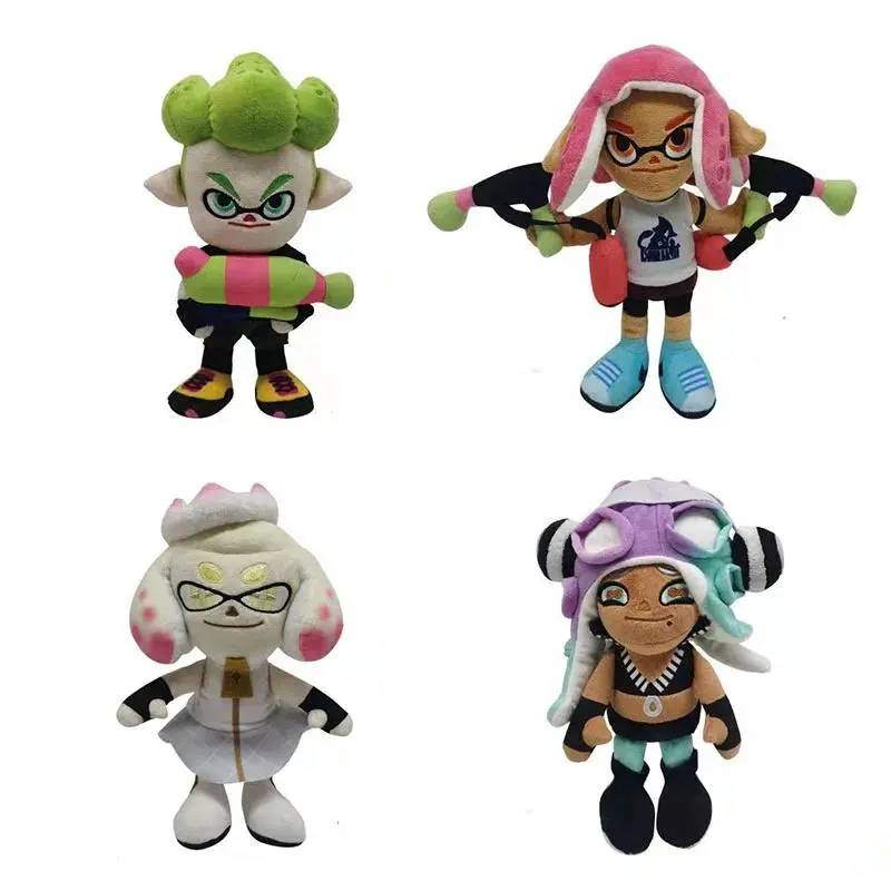 2026 hot itemNew Cartoon Anime 25cm Splatoon 3 Plush Toys Cute Game Splatoon 2 Stuffed Dolls Gifts for Boys Girls Birthday Popular toys