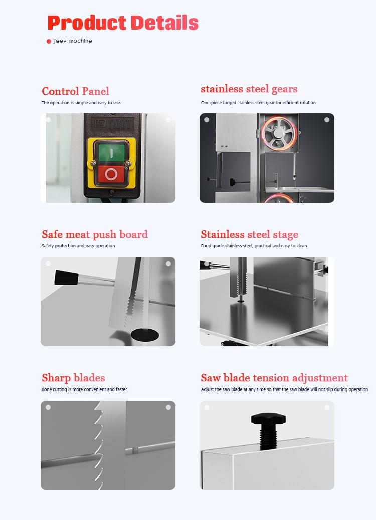 Fully Automatic Bone Sawing Machine All-round Frozen Meat Hard Bones Easily Cut The New Upgraded Efficient Bone Cutting Machine