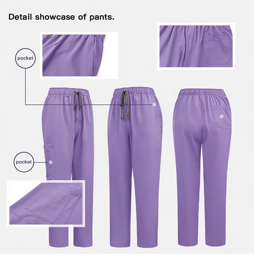 Professional Stand Collar Scrub Suit Uniforms Workwear Womenswear for Simple Protection, Micro-Stretch Fabric, Fit, Multi-Functional Pockets, Suitable for Hospital & Clinic Use Professional Stand Collar Scrub Suit Uniforms Workwear Womenswear for Simple Protection, Micro-Stretch Fabric, Fit, Multi-Functional Pockets, Suitable for Hospital & Clinic Use