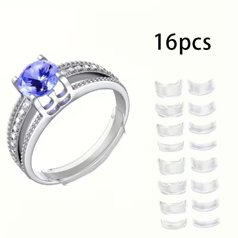 Resin Ring Adjuster Invisible Finger Guard, Adjustable Fit for Loose Rings, Comfortable and Protective, Various Sizes Available