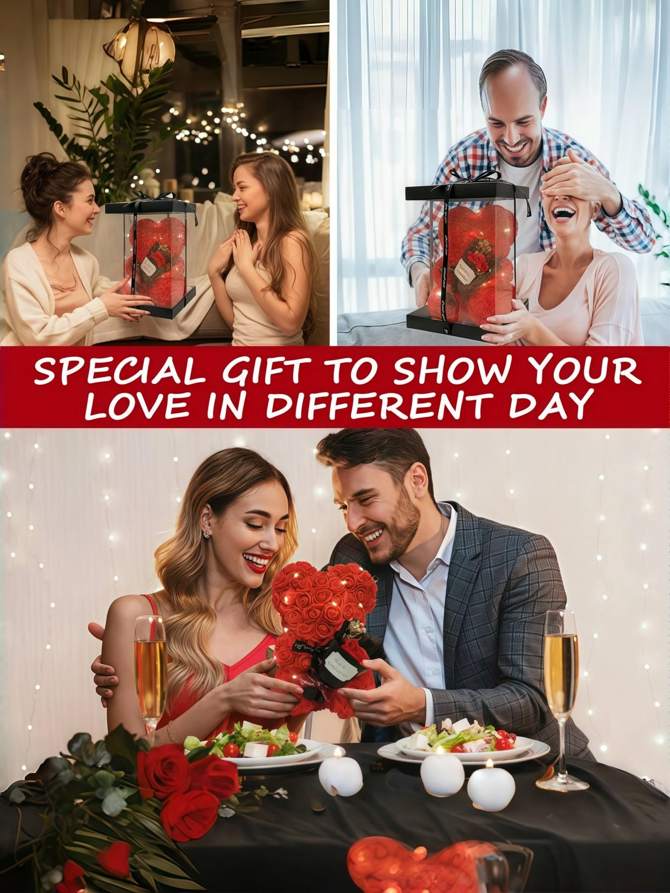 Bone Gold Pact · Symbiosis Necklace Original premium couple necklaces with real gold plated pendants.Paired with a preserved rose & teddy bear gift box.Perfect mysterious gift for birthdays, Valentine’s Day, Mother’s Day and Christmas.