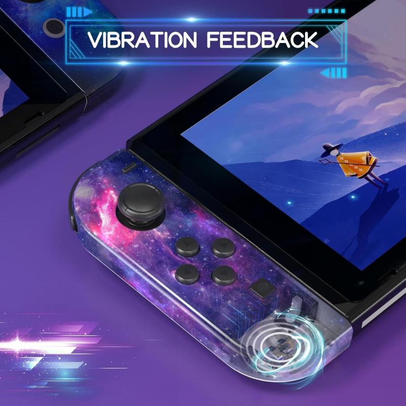 Wireless Controller for Nintendo Switch/lite/oled, DualVibration Function Replacement Parts, Wake-Up SwitchButton Design