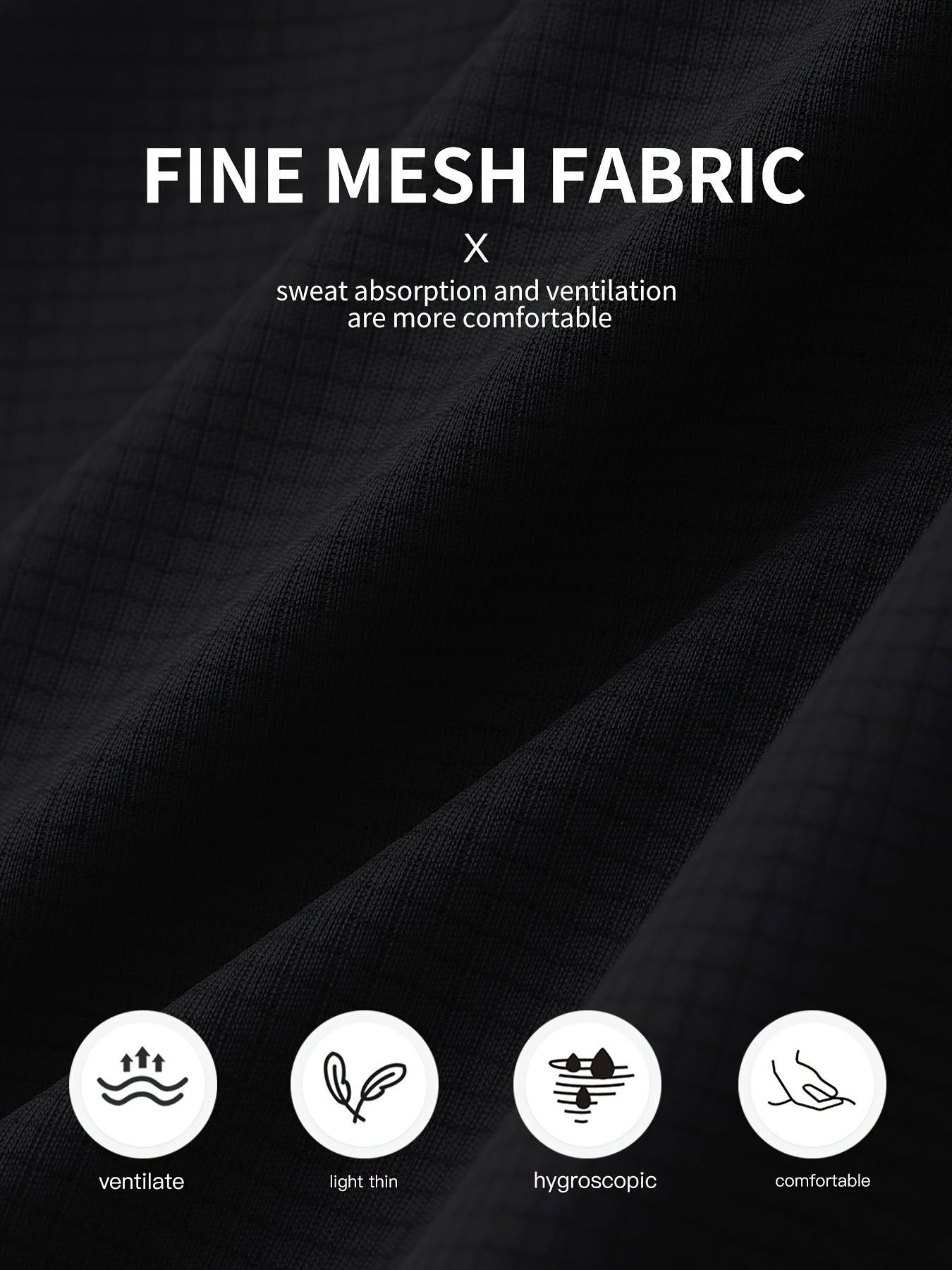 Men's Sporty T-Shirt, Quick-Dry Breathable Fitness Running Top, Casual Geometric Pattern, Loose-Fit Short Sleeve, Lightweight Moisture-Wicking