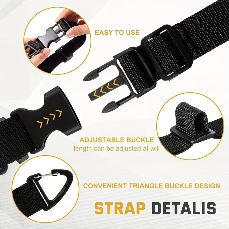2pcs Adjustable Extension Line Organizer, Durable Three-Axis Buckle Cable Management Strap, Safe Storage for Studio and Garage