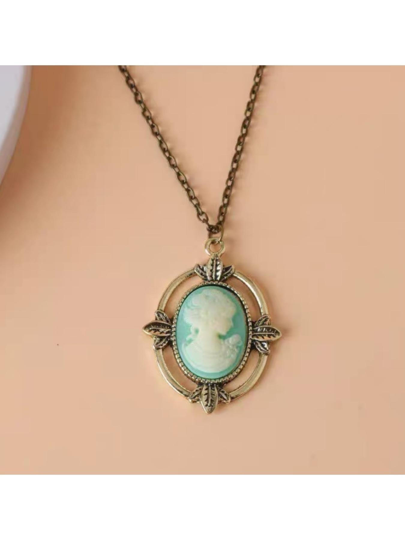 Vintage Alloy Abalone Necklace, Sweater Chain, European and American Style Jewelry, Trendy Accessory, Perfect Gift